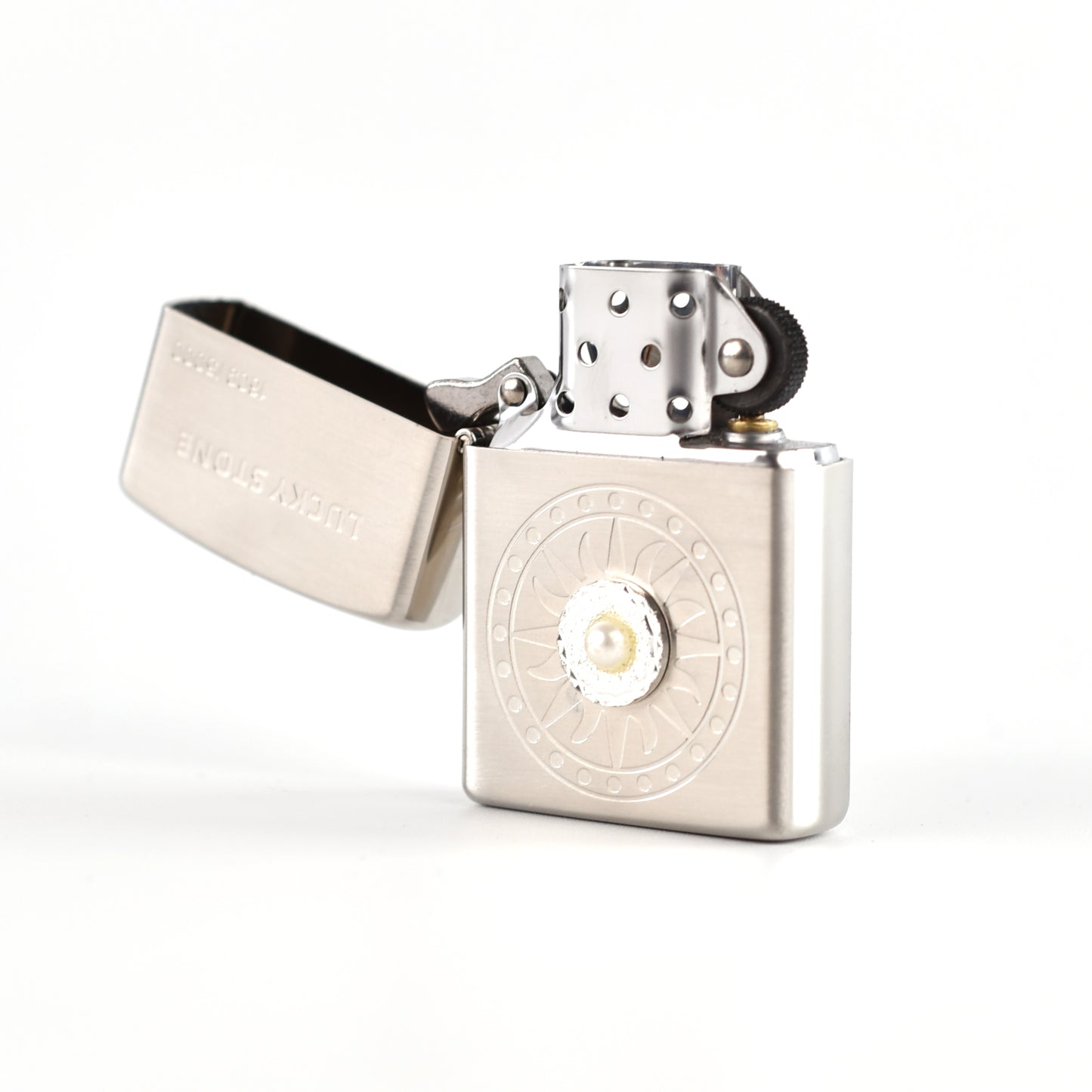 Lucky Stone 2ZT-156B Pure Copper Shell Lighter