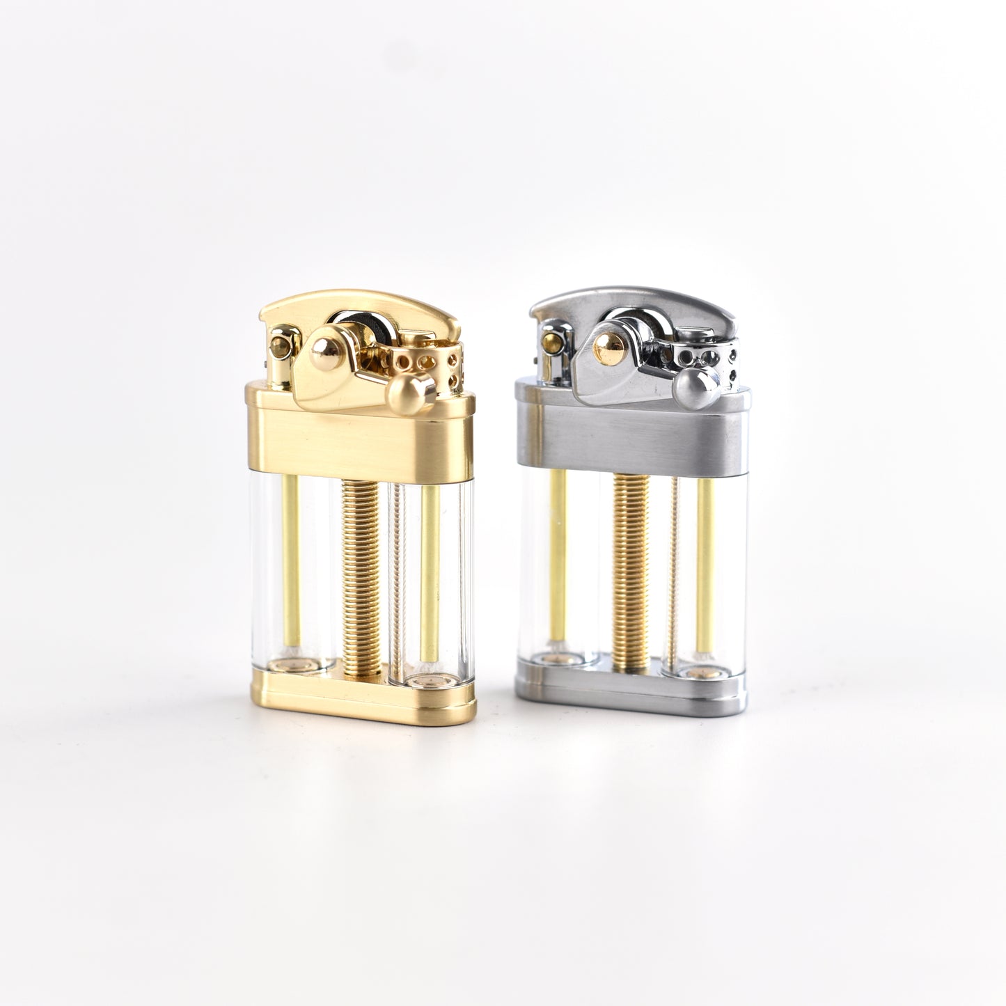 721 Transparent Dual Fuel Tank Lighter