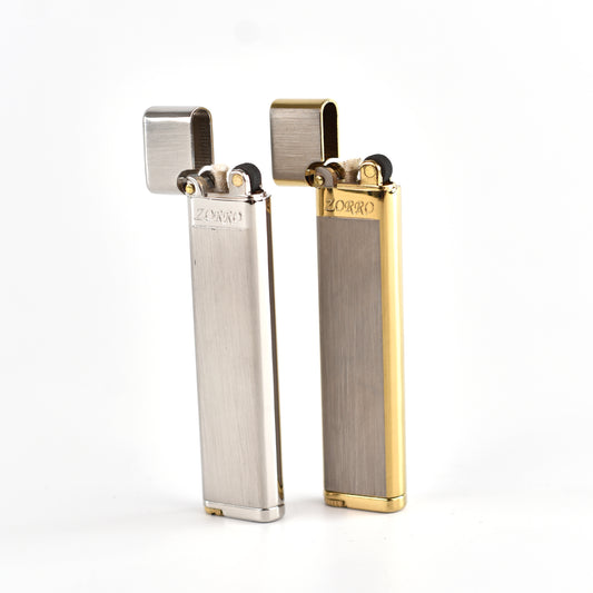 Pure Copper Flint Wheel slim machine Kerosene Lighter