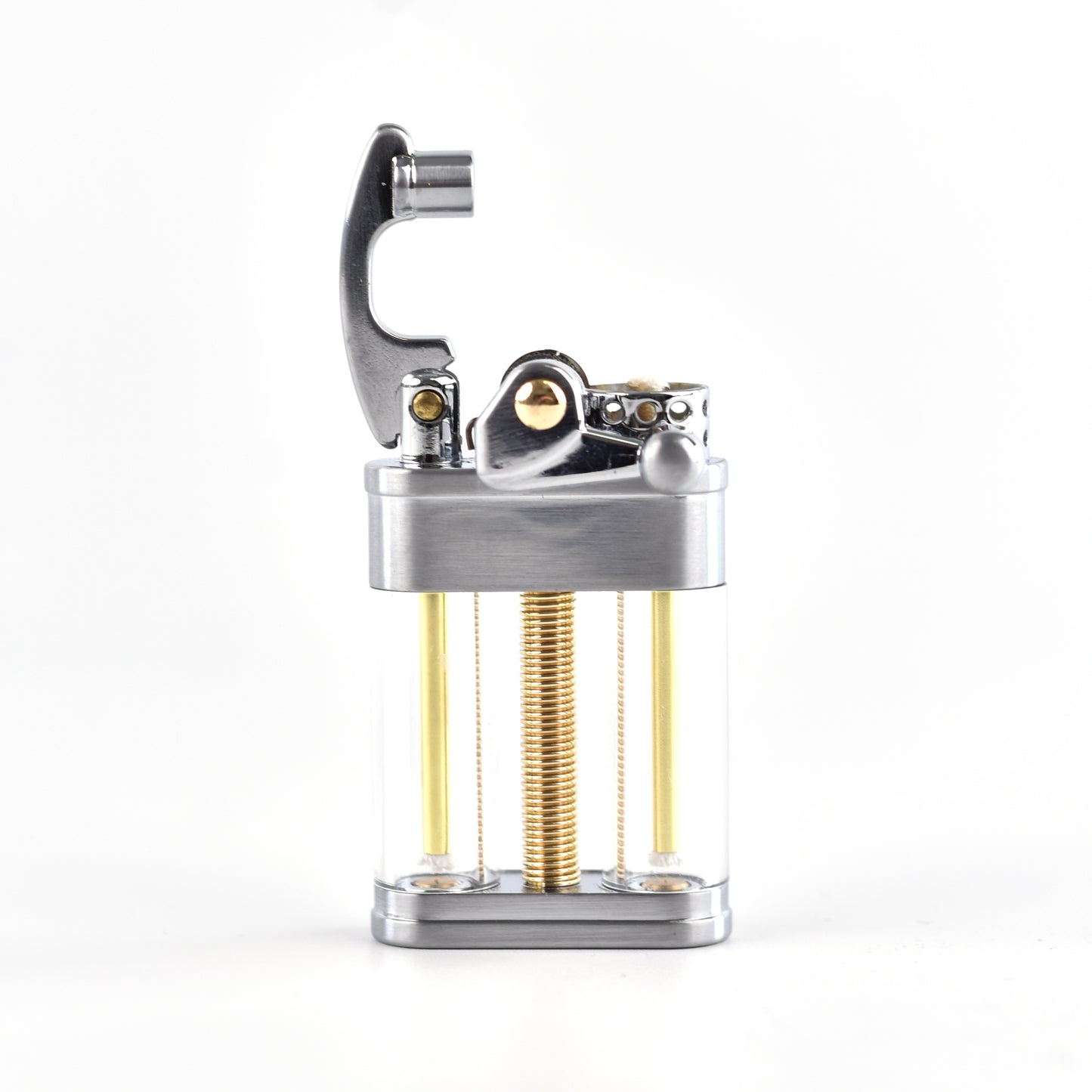 721 Transparent Dual Fuel Tank Lighter